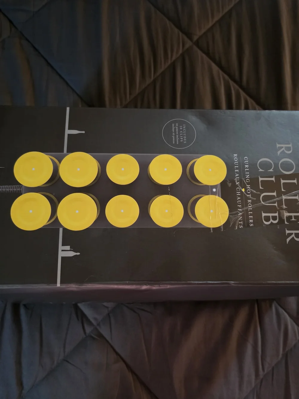 Drybar The Roller Club Curling Hot Rollers - Black with Yellow Accents